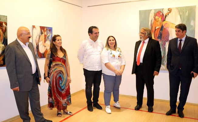Yasemin Kalyoncu SANKO sanat galerisinde sergi açtı