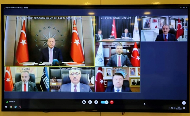 Başkan Kılınç, Koronavirüs Tedbirlerini Cumhurbaşkanı Erdoğan’a Anlattı