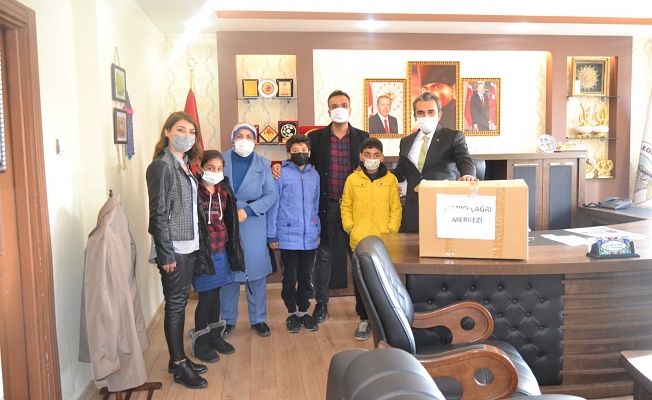 Besni Belediyesi’nden öğrencilere bilgisayar desteği