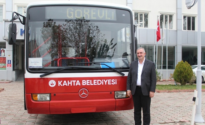 İBB, Kahta Belediyesi’ne otobüs hibe etti