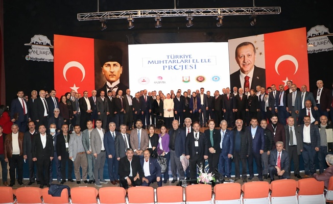 “Türkiye Muhtarları El Ele Projesi” kapsamında  muhtarlar Şanlıurfa da